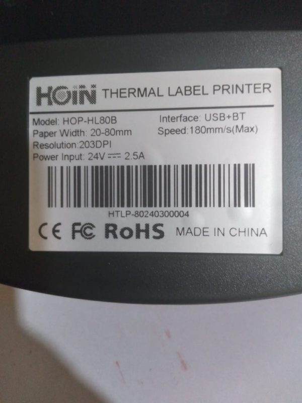 3 inch 80mm 2 in 1  printer direct thermal label + receipt printer - Image 3
