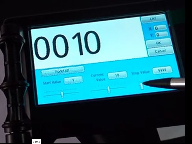 Serial Number ප්‍රින්ට් කිරීම
